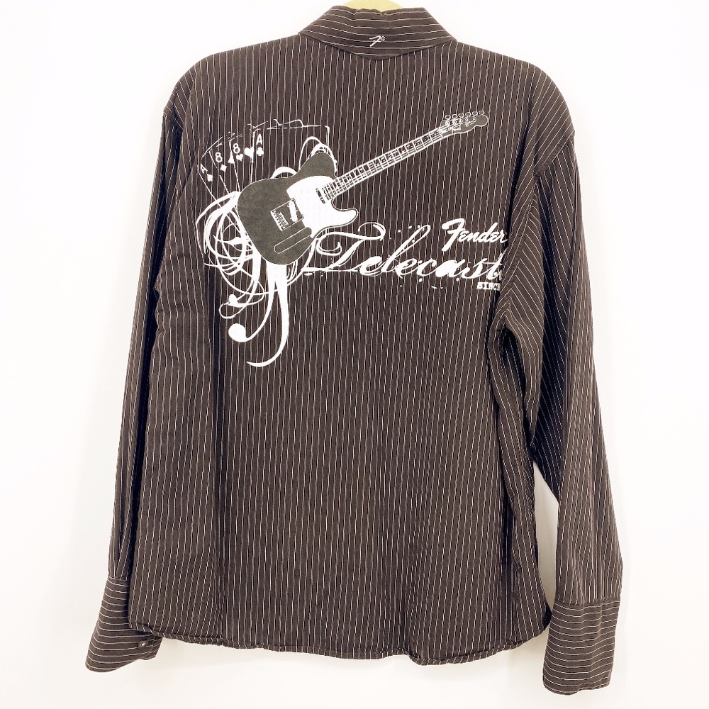 FENDER Men's Telecaster Striped button dow…